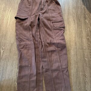 Woman’s Brown Cargo Work Pants